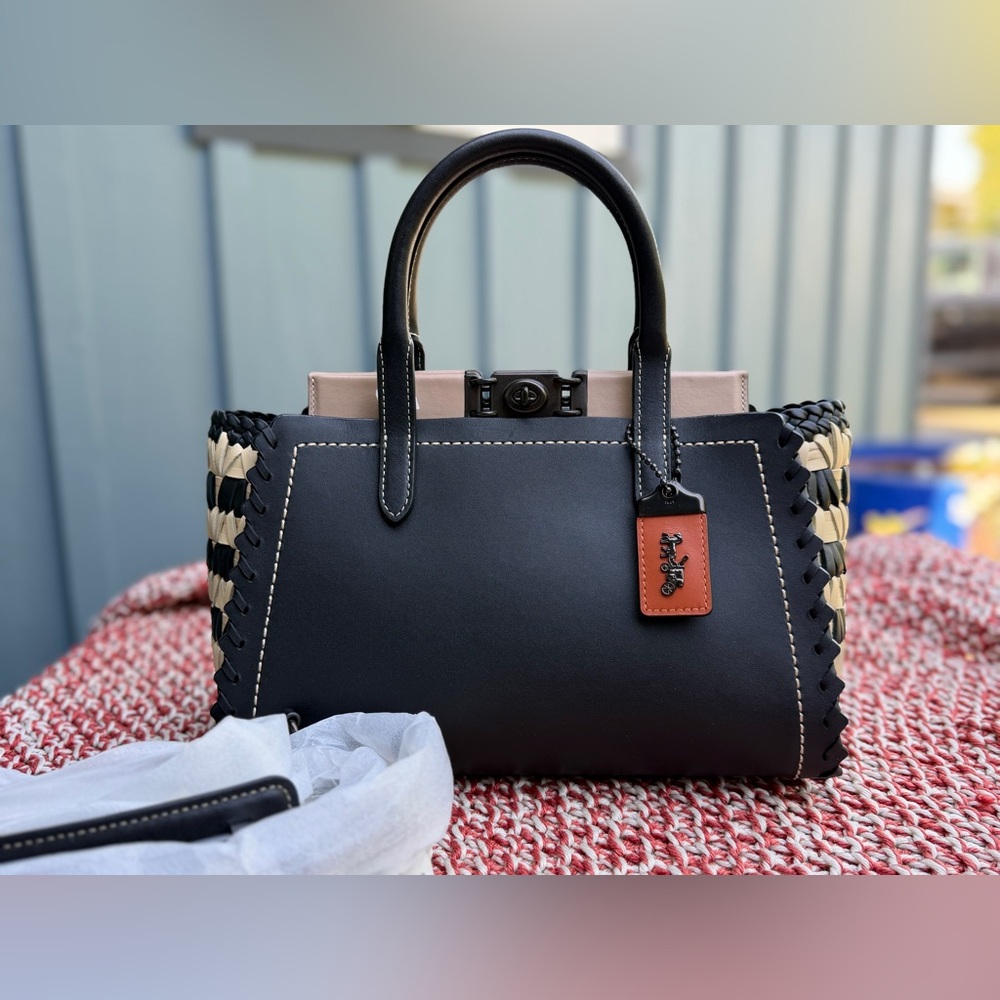 Coach Troupe Carryall Weaving. NWT.